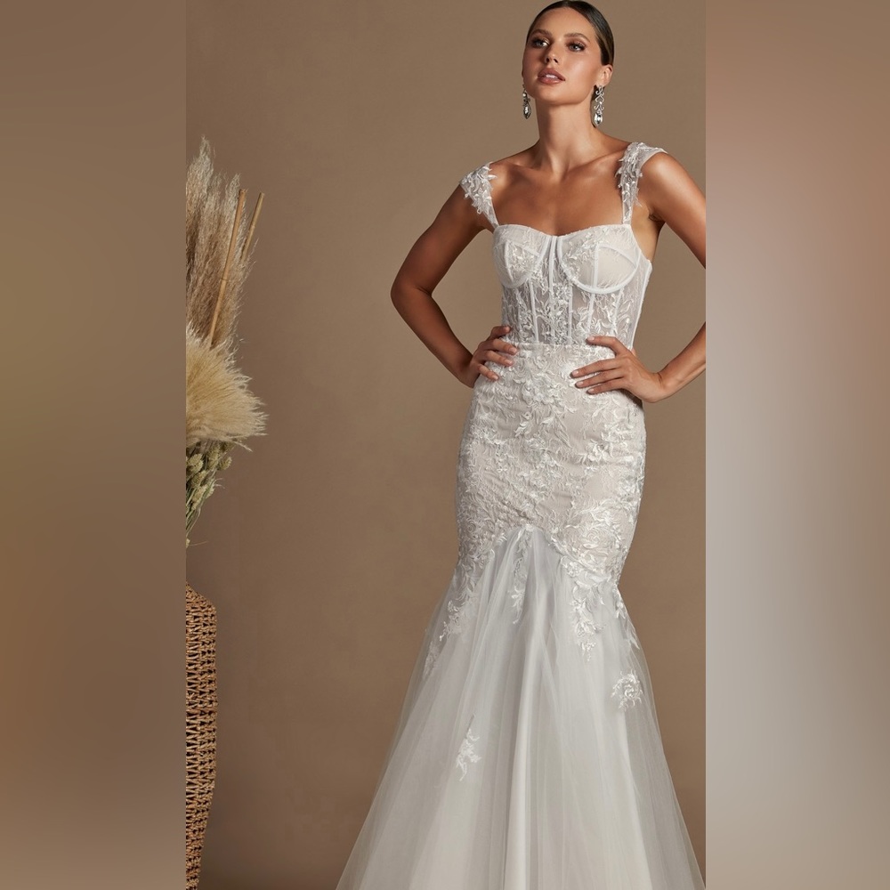 Mermaid, Off the Shoulder Bridal Gown